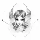 seamstress tattoo design idea