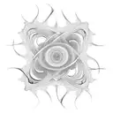 fractal fibonacci tattoo design idea