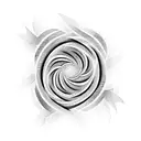 fractal fibonacci tattoo design idea