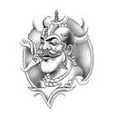 ravana tattoo design idea
