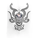 ravana tattoo design idea