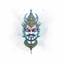 ravana tattoo design idea