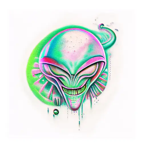 alien tattoo design idea