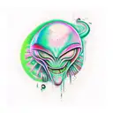alien tattoo design idea