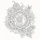 Julia fractal tattoo tattoo design idea