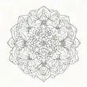 Julia fractal tattoo tattoo design idea