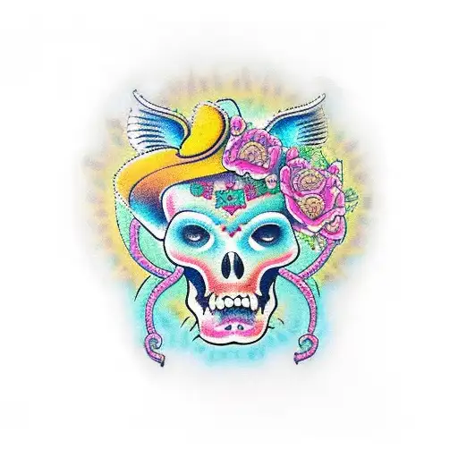 xolo alebrije tattoo design idea