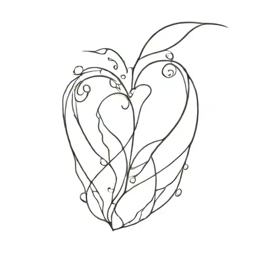 unrequited love tattoo design idea