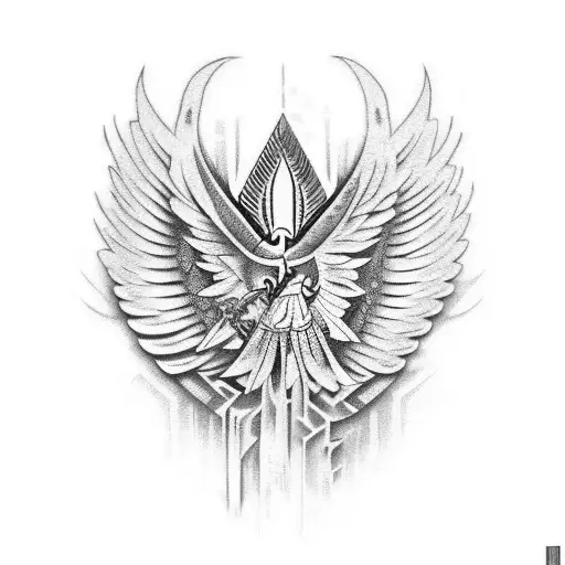 seraph tattoo design idea