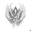 seraph tattoo design idea