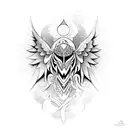 seraph tattoo design idea