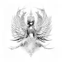 seraph tattoo design idea