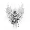 seraph tattoo design idea