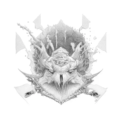 toyota supra tattoo design idea