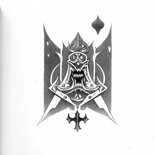 Ace of Spades monster tattoo design idea