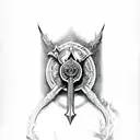Ace of Spades monster tattoo design idea