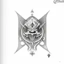 Ace of Spades monster tattoo design idea