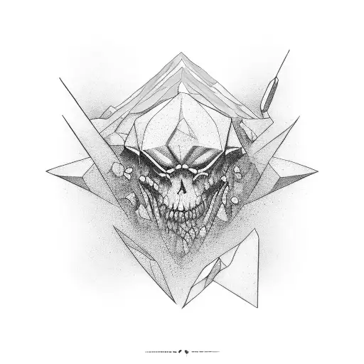 geology tattoo design idea