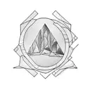geology tattoo design idea