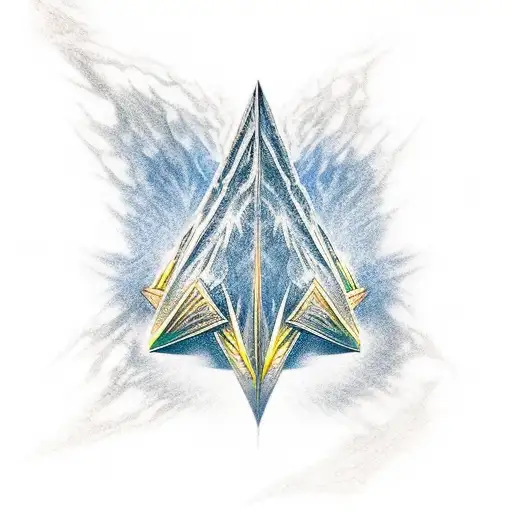 shards of narsil lord of the rings tattoo design idea