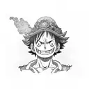 luffy tattoo design idea
