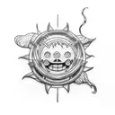 luffy tattoo design idea
