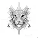 dollar sign  tattoo design idea