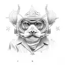 dollar sign  tattoo design idea