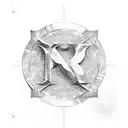 dollar sign  tattoo design idea