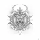 shiva shakti tantra tattoo design idea