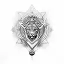 shiva shakti tantra tattoo design idea