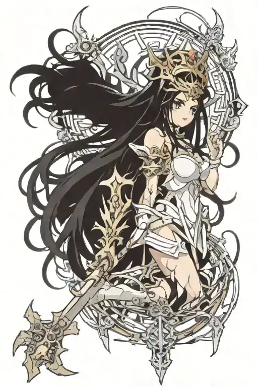 Albedo Overlord anime Albedo tattoo design idea