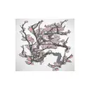 Tiger Cherry Blossom tattoo design idea