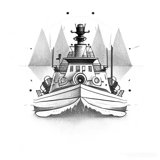 Moran Tugboat tattoo design idea