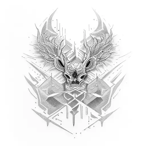 spine  tattoo design idea