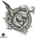 oriental  Full sleeve tattoo design idea