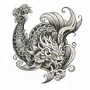 oriental  Full sleeve tattoo design idea