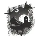 from the empty tomb to the stars tattoo design idea