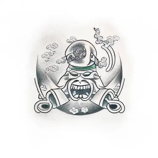 Design me Old School Model Colorful Japanese Mytoji tattoos tattoo design idea