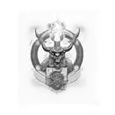 For with God, NOTHING shall be impossible! tattoo design idea