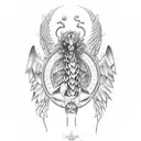 Quetzalcoatl tattoo design idea