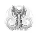 Quetzalcoatl tattoo design idea