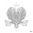 willow tree  tattoo design idea