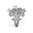 willow tree  tattoo design idea