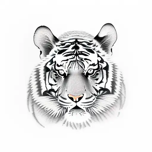 Tiger,thai,god tattoo design idea