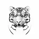 Tiger,thai,god tattoo design idea