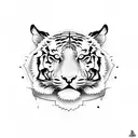 Tiger,thai,god tattoo design idea