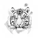 Tiger,thai,god tattoo design idea