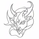 devil tattoo design idea