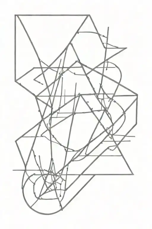 cyber sigilism tattoo tattoo design idea